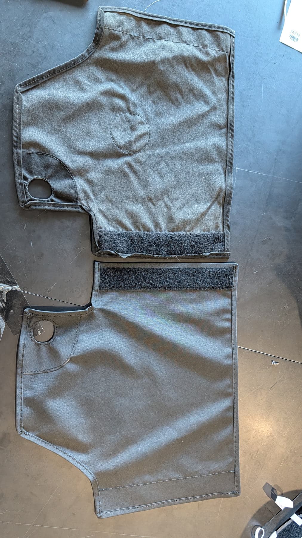 Fitted cover detail